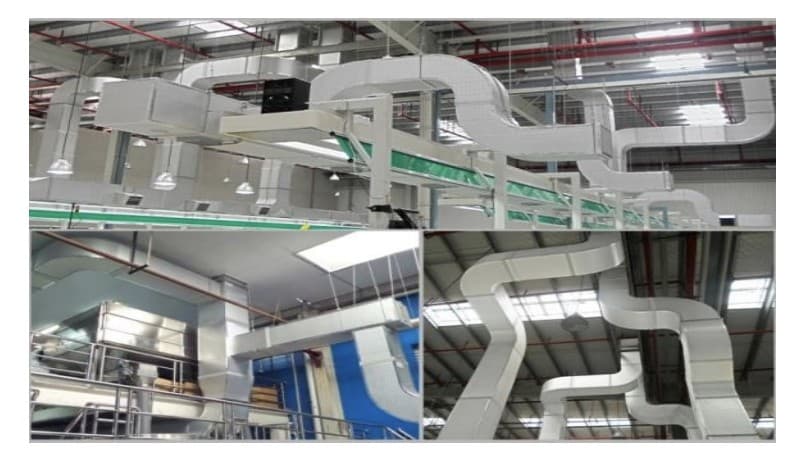 Ducting and insulation work