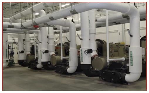 Chiller piping