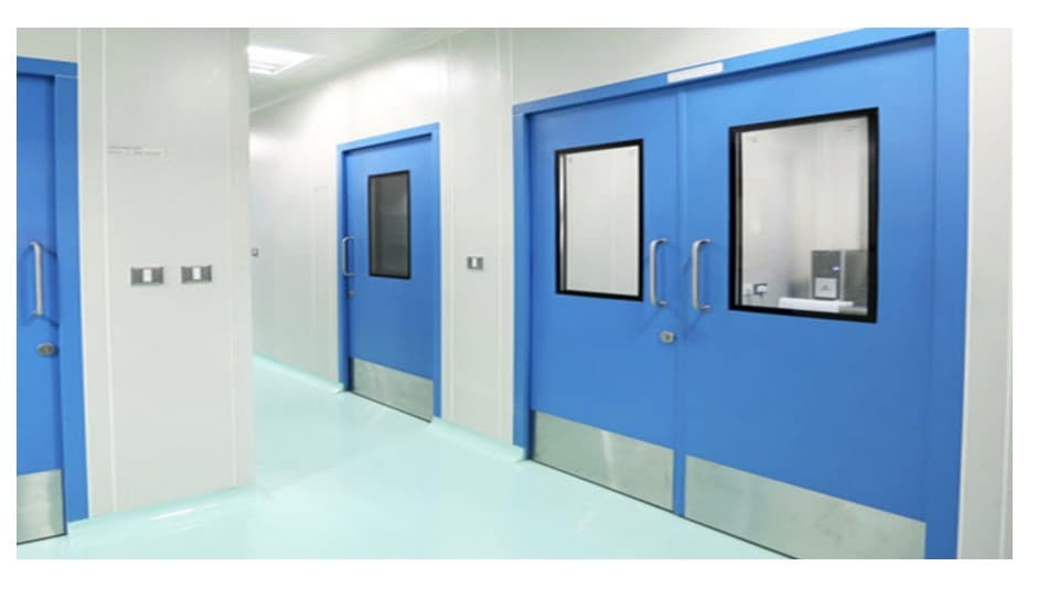 Clean room doors